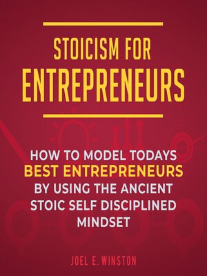 cover image of Stoicism for Entrepreneurs